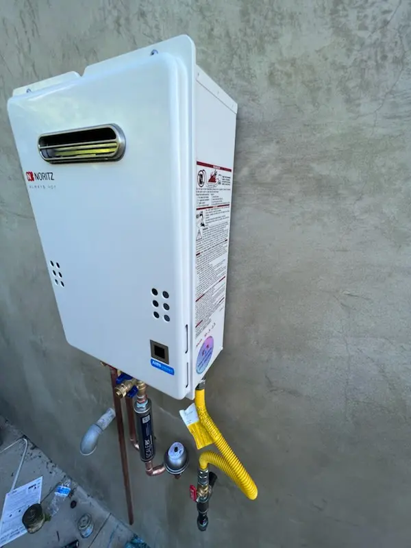 Tankless water heater installation for Storrs Mansfield homes