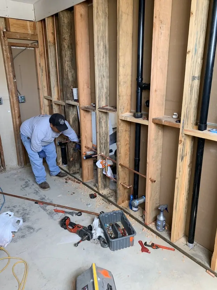 Commercial rough-in plumbing for Commercial Plumbing in Storrs Mansfield